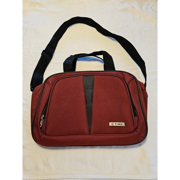 Tag Other - TAG Red Canvas Messenger Bag Shoulder Strap Carry On Travel Bag